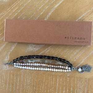 Silpada Silver and Stone Bracelet